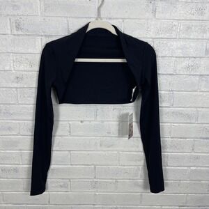 HALARA Black Long Sleeve Shrug Bolero